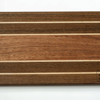 Oak, walnut, bubinga board 59x29